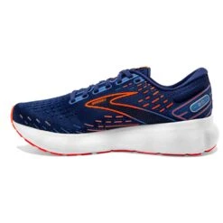BROOKS Men's Glycerin 20 Running Shoe- Blue Depths/Palace Blue/Orange- Wide (2E) -Sport Footwear Shop 110382 444 M Glycerin 20 0ebc04c2 e053 4bf2 8c67 ec23935cce40