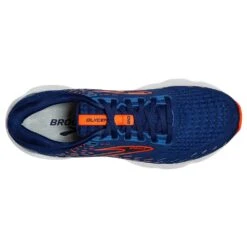 BROOKS Men's Glycerin 20 Running Shoe- Blue Depths/Palace Blue/Orange- Wide (2E) -Sport Footwear Shop 110382 444 O Glycerin 20 14136165 aae8 4788 a0e2 b4f34aa394e5