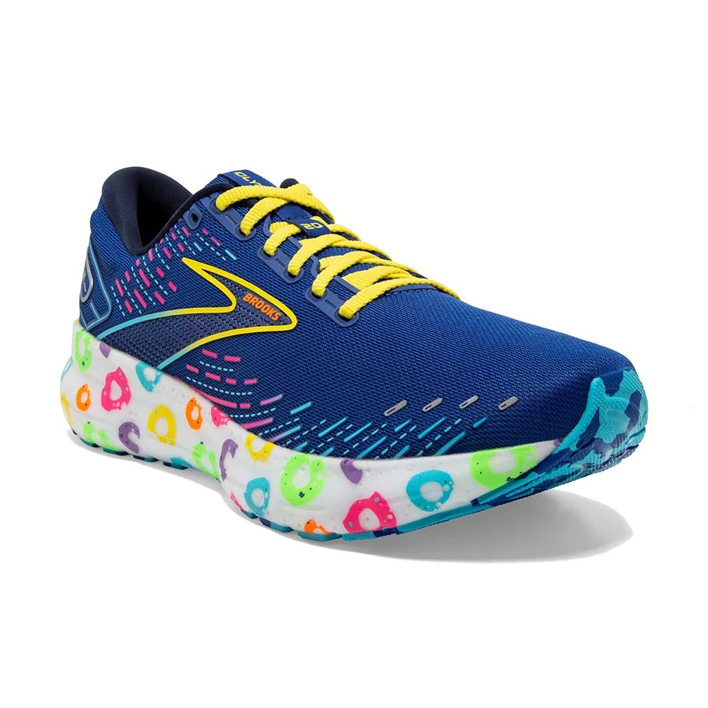 Men's Glycerin 20 Bowl O' Brooks Running Shoe - Blue/Peacoat/Yellow - Regular (D) 4 Men's Glycerin 20 Bowl O' Brooks Running Shoe - Blue/Peacoat/Yellow - Regular (D) - Image 2