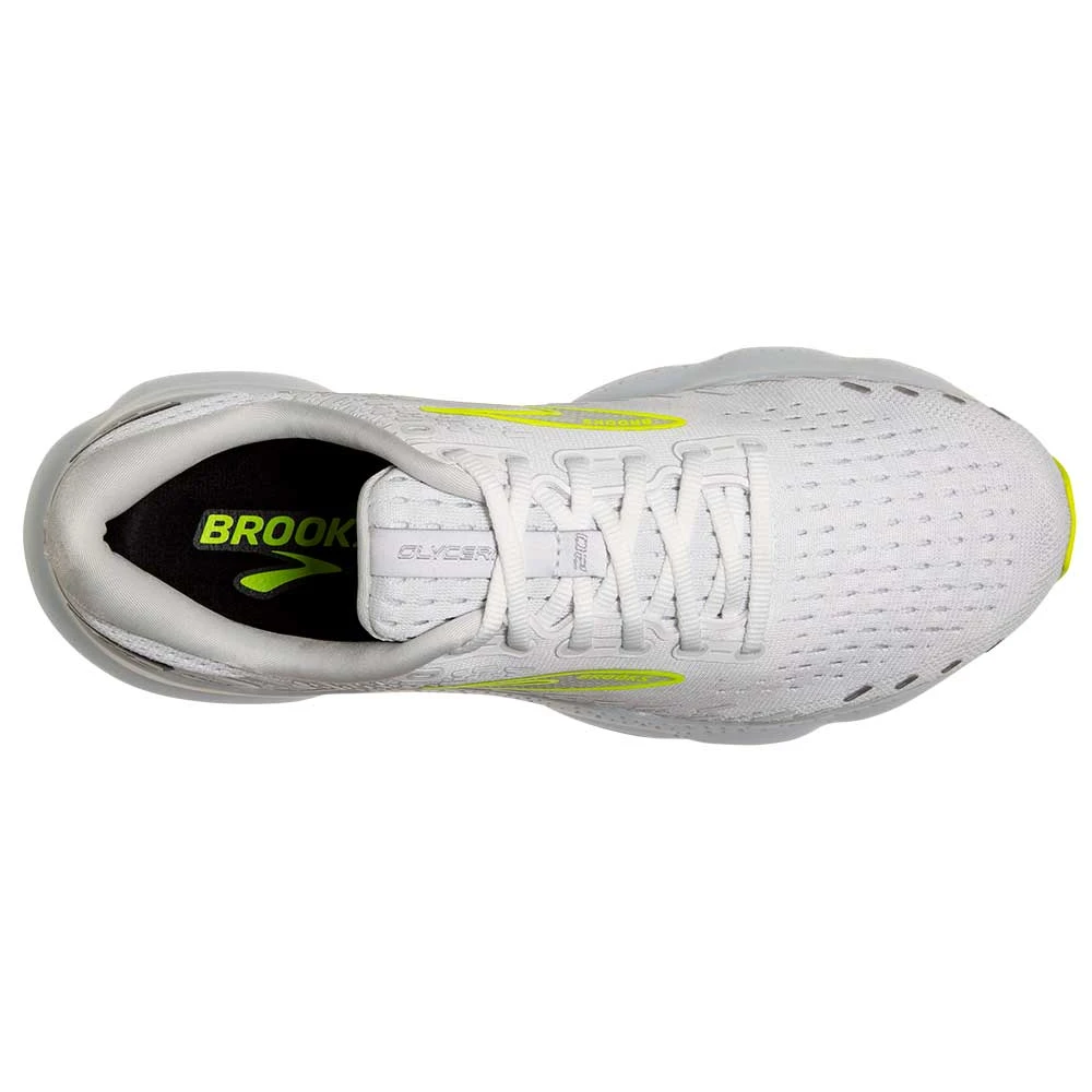 BROOKS Men's Glycerin GTS 20 Running Shoe- White/Nightlife- Regular (D) 7 BROOKS Men's Glycerin GTS 20 Running Shoe- White/Nightlife- Regular (D) - Image 5
