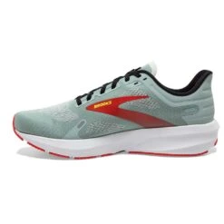BROOKS Men's Launch 9 Running Shoe- Blue Surf/Black/Cherry Tomato- Regular (D) -Sport Footwear Shop 110386 413 M Launch 9