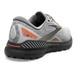 BROOKS Adrenaline GTS 23 (D) - Oyster/Black/Red Orange -Sport Footwear Shop 110391 017 H Adrenaline GTS 23