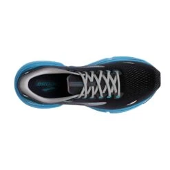 BROOKS Men's Ghost 15 Running Shoe- Black/Blackened Pearl/Blue- Regular (D) -Sport Footwear Shop 110393 056 O Ghost 15