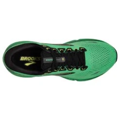 BROOKS Men's Ghost 15 Running Shoe- Green/Black/Sharp Green 13 BROOKS Men's Ghost 15 Running Shoe- Green/Black/Sharp Green -Sport Footwear Shop 110393 360 O Ghost 15