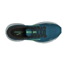 BROOKS Men's Ghost 15 Running Shoe - Moroccan Blue/Black/Spring Bud - Regular (D) -Sport Footwear Shop 110393 462 O Ghost 15