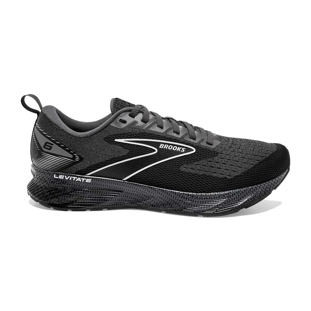 BROOKS Men's Levitate 6 Running Shoe- Blackened Pearl/Ebony/White- Regular (D) 3 BROOKS Men's Levitate 6 Running Shoe- Blackened Pearl/Ebony/White- Regular (D)