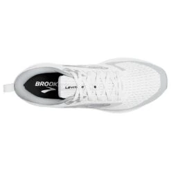BROOKS Men's Levitate 6 Running Shoe - Bright White/Oyster Mushroom- Regular (D) -Sport Footwear Shop 110395 126 O Levitate 6