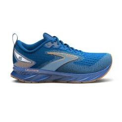 BROOKS Men's Levitate 6 Running Shoe- Classic Blue/Orange - Regular (D)