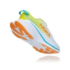 Hoka Men's Bondi X Running Shoe - White/Evening Primrose - Regular (D) -Sport Footwear Shop 1113512 WEPR 3 1