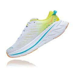 Hoka Men's Bondi X Running Shoe - White/Evening Primrose - Regular (D) -Sport Footwear Shop 1113512 WEPR 4 1