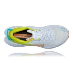 Hoka Men's Bondi X Running Shoe - White/Evening Primrose - Regular (D) -Sport Footwear Shop 1113512 WEPR 5 1