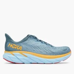 Hoka Men's Clifton 8 Running Shoe- Goblin Blue/Mountain Spring— Regular (D) -Sport Footwear Shop 1119393 GBMS 7