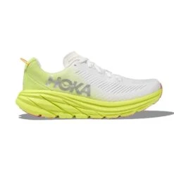 Hoka Women's Rincon 3 Running Shoe - White/Citrus Glow - Regular (B)