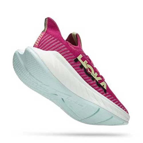 Hoka Women's Carbon X 3 Running Shoe- Festival Fuchsia/Black- Regular (B) 5 Hoka Women's Carbon X 3 Running Shoe- Festival Fuchsia/Black- Regular (B) - Image 3