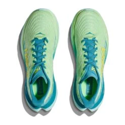 Hoka Men's Mach 5 Running Shoe - Lime Glow/Ocean Mist - Regular (D) -Sport Footwear Shop 1127893 LGOM 2