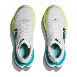 Hoka Men's Mach 5 Running Shoe - White/Blue Glass - Regular (D) -Sport Footwear Shop 1127893 WBGL 2