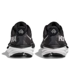 Hoka Men's Clifton 9 Running Shoe - Black/White -Sport Footwear Shop 1127895 BWHT 5