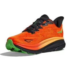 Hoka Men's Clifton 9 Running Shoe- Flame/Vibrant Orange - Regular (D) -Sport Footwear Shop 1127895 FVOR 3