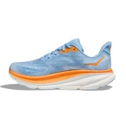 Hoka Women's Clifton 9 Running Shoe - Airy Blue/Ice Water - Wide (D) -Sport Footwear Shop 1127896 ABIW 8