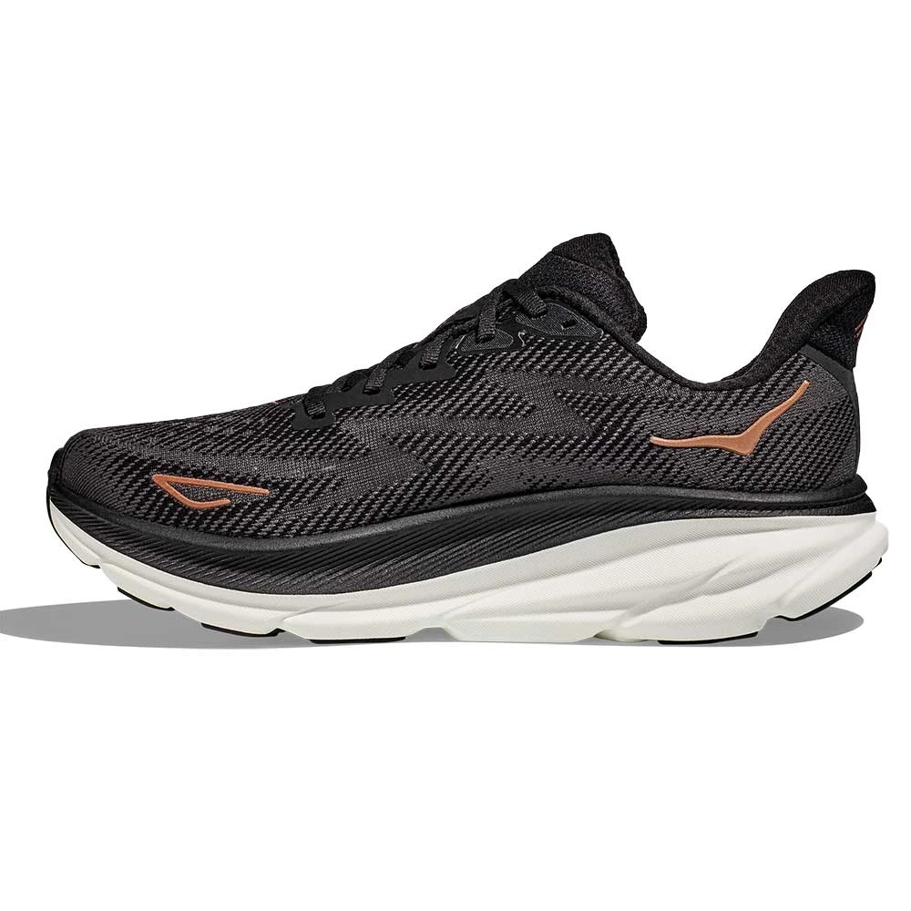Hoka Women's Clifton 9 Running Shoe - Black/Copper - Wide (D) 6 Hoka Women's Clifton 9 Running Shoe - Black/Copper - Wide (D) - Image 4