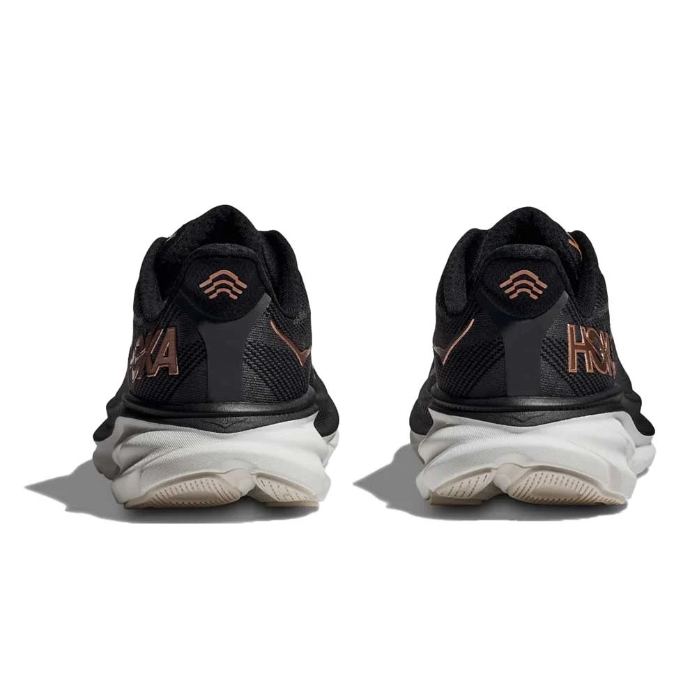 Hoka Women's Clifton 9 Running Shoe - Black/Rose Gold - Wide (D) 7 Hoka Women's Clifton 9 Running Shoe - Black/Rose Gold - Wide (D) - Image 5