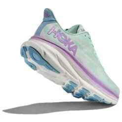 Hoka Women's Clifton 9 Running Shoe - Sunlit Ocean/Lilac Mist - Regular (B) -Sport Footwear Shop 1127896 SOLM 4