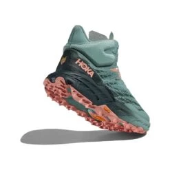 Hoka Women's Speedgoat 5 Mid GTX Trail Running Shoe - Agave/Spruce - Regular (B) -Sport Footwear Shop 1127919 ASPR 4