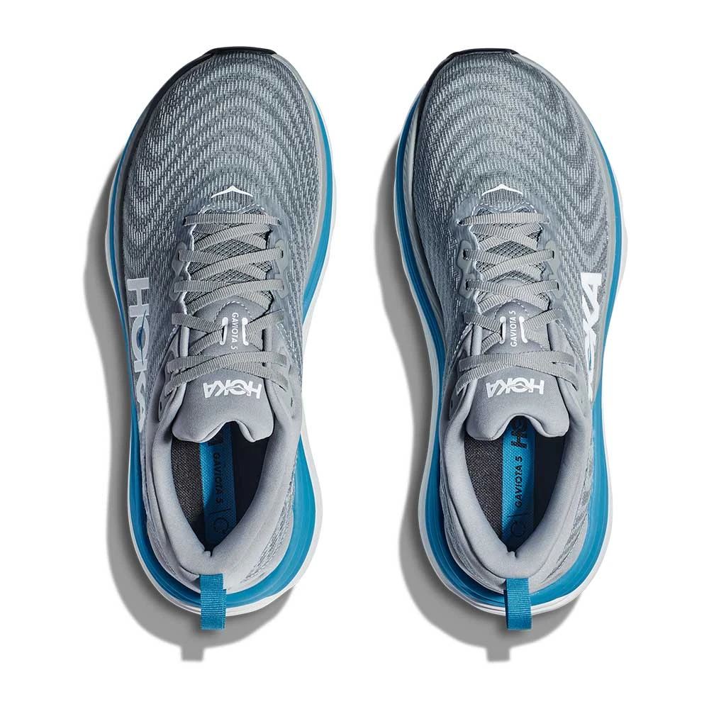 Hoka Men's Gaviota 5 Running Shoe - Limestone/Diva Blue - Regular (D) 9 Hoka Men's Gaviota 5 Running Shoe - Limestone/Diva Blue - Regular (D) - Image 7