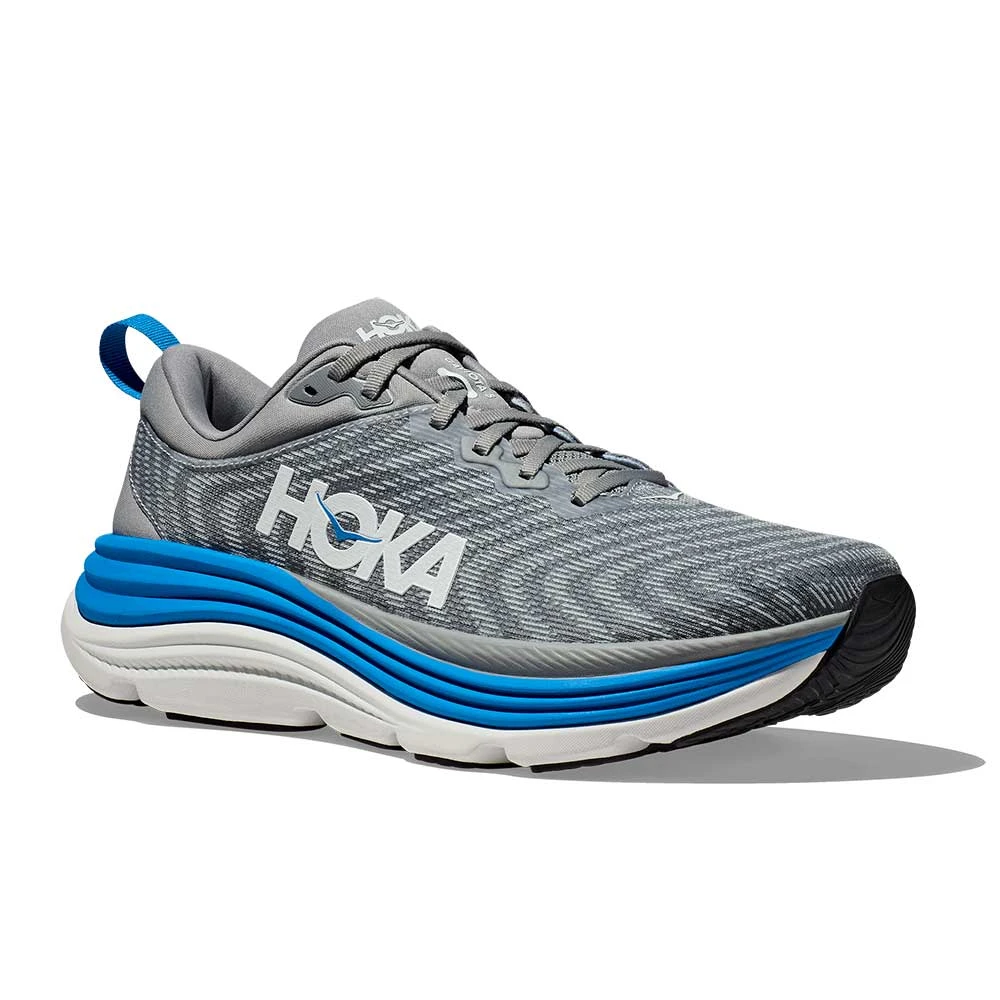 Hoka Men's Gaviota 5 Running Shoe - Limestone/Diva Blue - Regular (D) 4 Hoka Men's Gaviota 5 Running Shoe - Limestone/Diva Blue - Regular (D) - Image 2