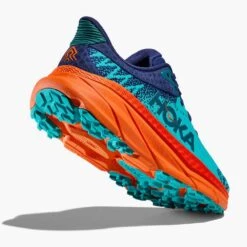 Hoka Women's Challenger ATR 7 Trail Running Shoe - Ceramic/Vibrant Orange - Regular (B) -Sport Footwear Shop 1134498 CVOR 4