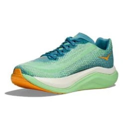 Hoka Men's Mach X Running Shoe - Ocean Mist/Lime Glow - Regular (D) -Sport Footwear Shop 1141450 OMLG 3