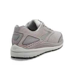 BROOKS Women's Addiction Walker Suede Walking Shoe - Alloy/Oyster/Peach- Regular (B) -Sport Footwear Shop 120308 007 H Addiction Walker Suede