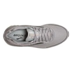 BROOKS Women's Addiction Walker Suede Walking Shoe - Alloy/Oyster/Peach- Regular (B) -Sport Footwear Shop 120308 007 O Addiction Walker Suede