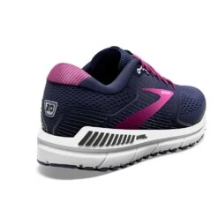 BROOKS Women's Ariel 20 Running Shoe- Peacoat/Vivid Viola/White - Wide (D) -Sport Footwear Shop 120315 491 H Ariel 20 1