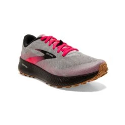 BROOKS Women's Catamount Trail Running Shoe - Alloy/Pink/Black - Regular (B) -Sport Footwear Shop 120339 098 A Catamount