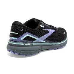 BROOKS Women's Ghost 15 Running Shoe- Black/Jacaranda/Salt- Regular (B) -Sport Footwear Shop 120380 011 H Ghost 15