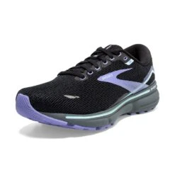 BROOKS Women's Ghost 15 Running Shoe- Black/Jacaranda/Salt- Regular (B) -Sport Footwear Shop 120380 011 Z Ghost 15