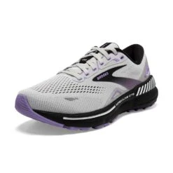 BROOKS Women's Adrenaline GTS 23 Running Shoe - Grey/Black/Purple- Wide (D) -Sport Footwear Shop 120381 039 Z Adrenaline GTS 23 2