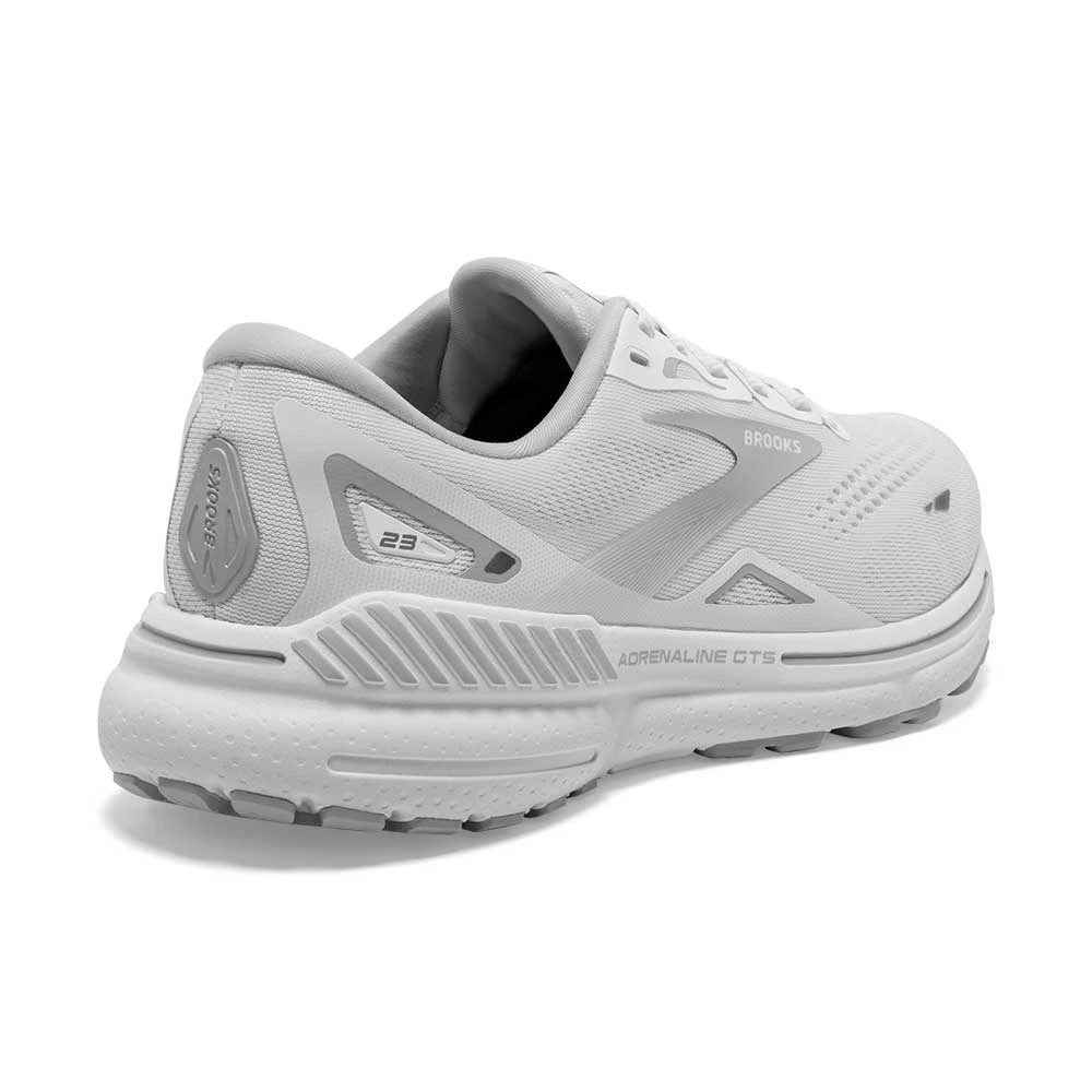 BROOKS W Adrenaline GTS 23 - White/Oyster/Silver 5 BROOKS W Adrenaline GTS 23 - White/Oyster/Silver - Image 3