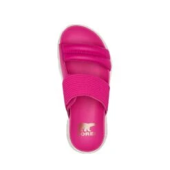 Sorel Women's Viibe Slide - Fuchsia Fizz/Sea Salt -Regular (B) -Sport Footwear Shop 2030531 650 u