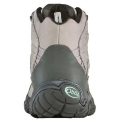 Oboz Women's Bridger Mid B-DRY Hiking Shoe- Frost Gray -Sport Footwear Shop 22102 Womens Bridger Mid B DRY FrostGray back 86104