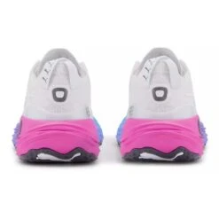 Puma Men's ForeverRun Nitro Sunset Running Shoe - White/Luminous Blue/Electric Orchid- Regular (D) -Sport Footwear Shop 38000702 WhiteBlue BCK