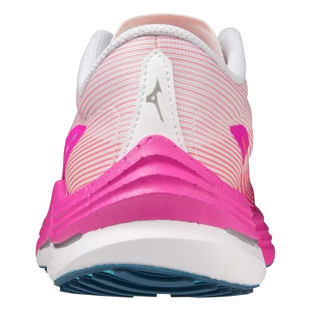 Mizuno Women's Wave Rebellion Flash Running Shoe - White/Silver - Regular (B) 6 Mizuno Women's Wave Rebellion Flash Running Shoe - White/Silver - Regular (B) - Image 4