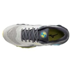 Mizuno Men's Wave Sky 7 Running Shoe - Pearl Blue/White - Regular (D) -Sport Footwear Shop 411411 5F00 04