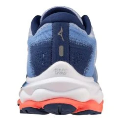 Mizuno Women's Wave Sky 7 Running Shoe - Blue Heron/Silver - Regular (B) -Sport Footwear Shop 411413 6Q73 05