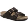 Birkenstock Arizona Mocha Suede Leather Sandal- Regular/Wide -Sport Footwear Shop 51903