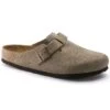 Birkenstock Boston Soft Footbed Taupe Suede- Regular/Wide -Sport Footwear Shop 560771 bost tau