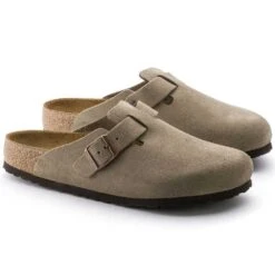 Birkenstock Boston Soft Footbed - Taupe - Medium/Narrow -Sport Footwear Shop 560771 pair