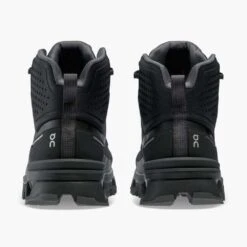 On Running Men's Cloudrock 2 Waterproof Hiking Boot- Black/Eclipse- Regular (D) -Sport Footwear Shop 63.98613 cloudrock 2 waterproof fw22 black eclipse m g5