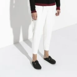 Birkenstock Boston Soft Footbed Mocha Suede- Regular/Wide -Sport Footwear Shop 660461 f closeup f bost b